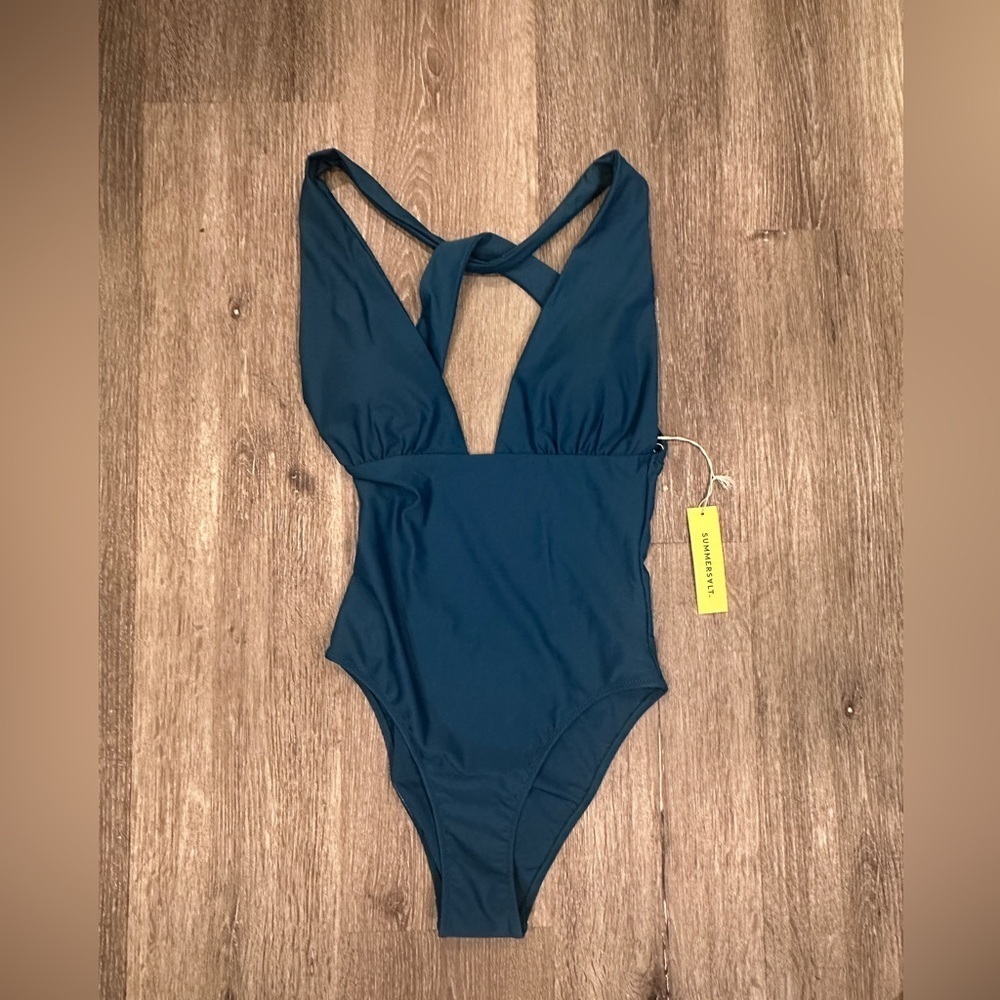NWT Summersalt The Plunge One-Piece Compression Bathing Suit 🩱Size 4 - Picture 6 of 11